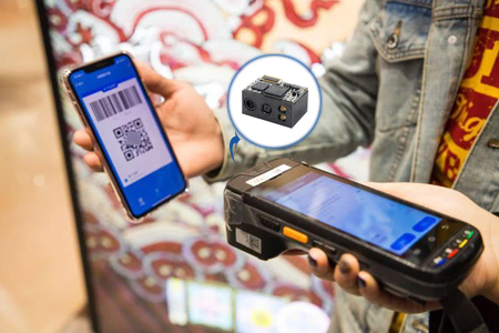 工业平板POS嵌入EM3296二维扫描？榧苹